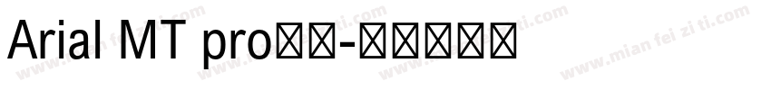 Arial MT pro字体字体转换